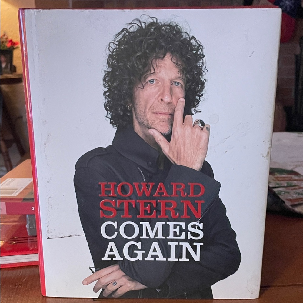 Howard Stern Comes Again - Red and Black Cover